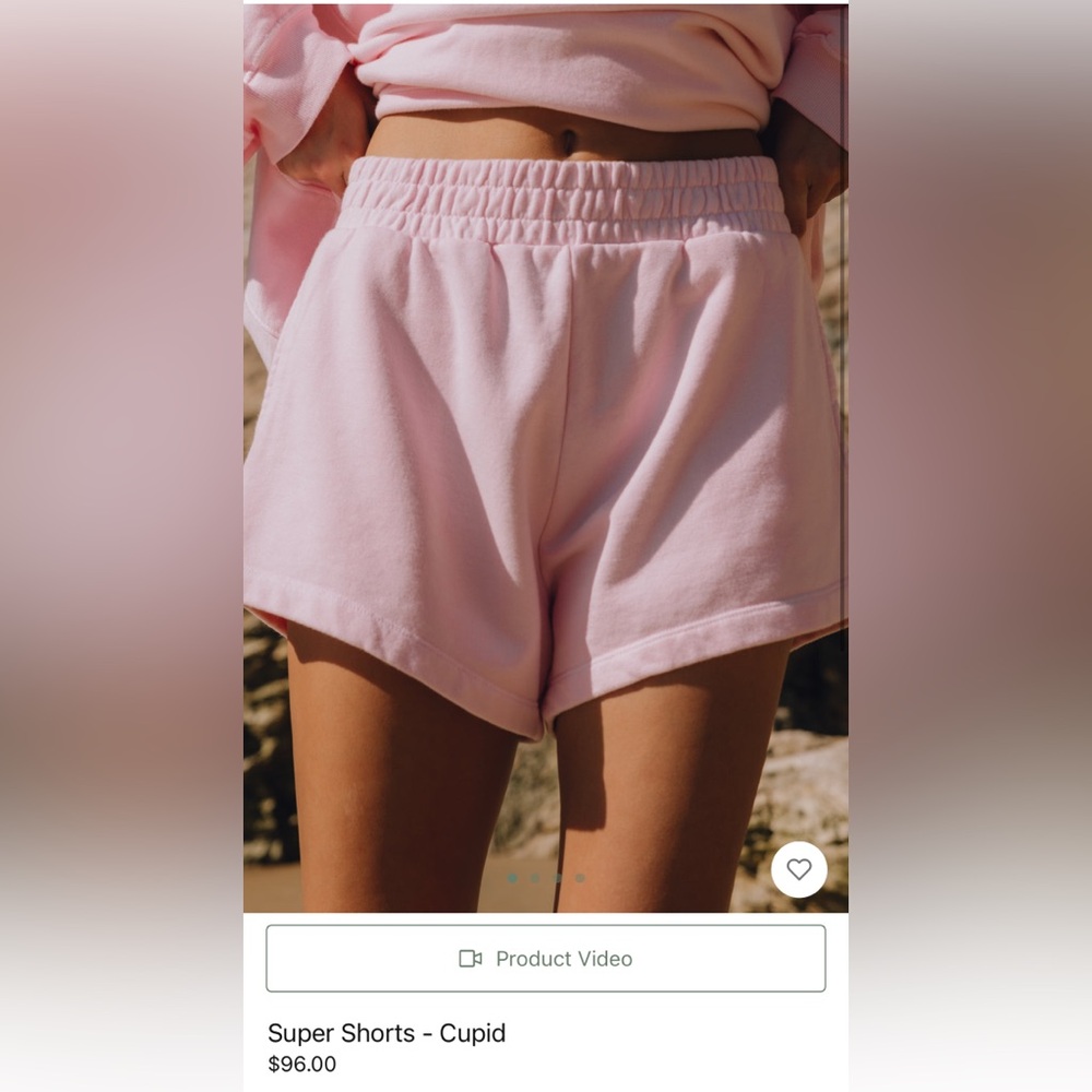 NWT!! DAILY DRILLS SUPER SHORTS IN CUPID